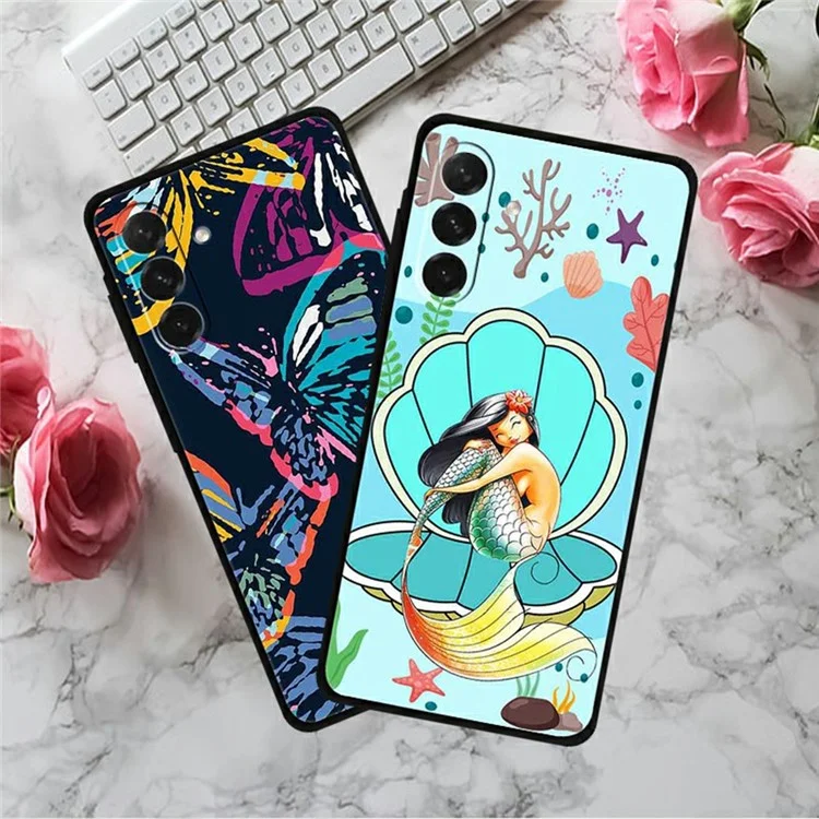 Coque pour Samsung Galaxy A26 5G avec motif imprimé, en TPU souple - Papillon splendide