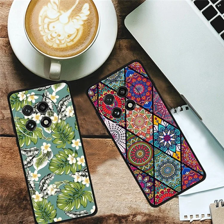 For OnePlus 13 Case Pattern Printing Soft TPU Cell Phone Cover - Sketch Girl
