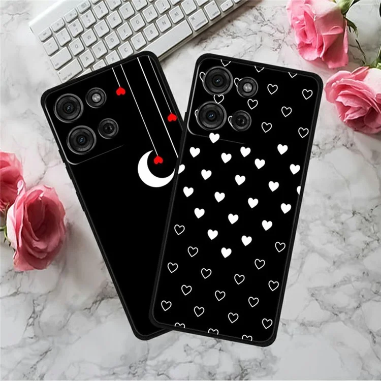 Carcasa de TPU con diseño impreso a prueba de caídas para Motorola Moto G75 5G - Buena