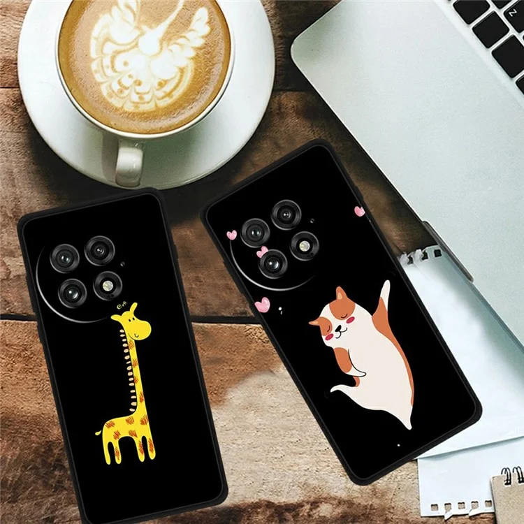 Capa de TPU para OnePlus 13, com padrão impresso, anti-queda - Boa