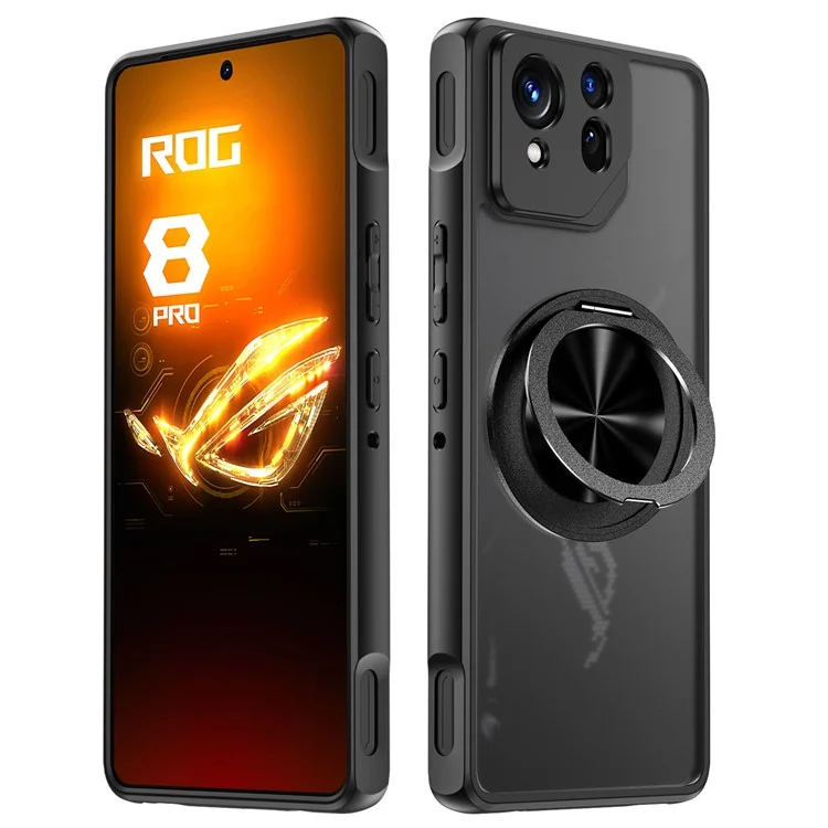 Чехол для ZTE nubia Red Magic 9 Pro 5G / 9 Pro+ 5G, совместимый с MagSafe, из ТПУ + ПК с вращающейся подставкой