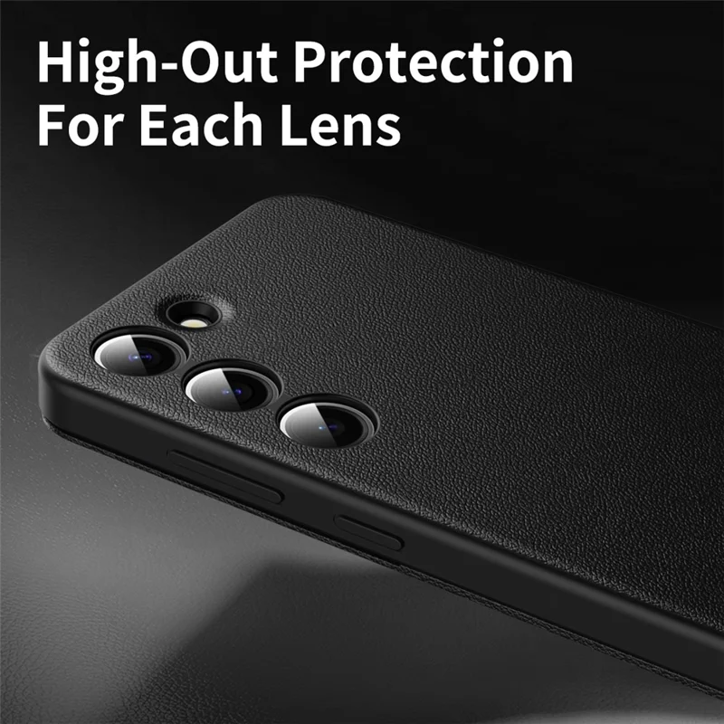 Custodia in pelle per Samsung Galaxy S23 con finestra di visualizzazione e slot per schede - Nero