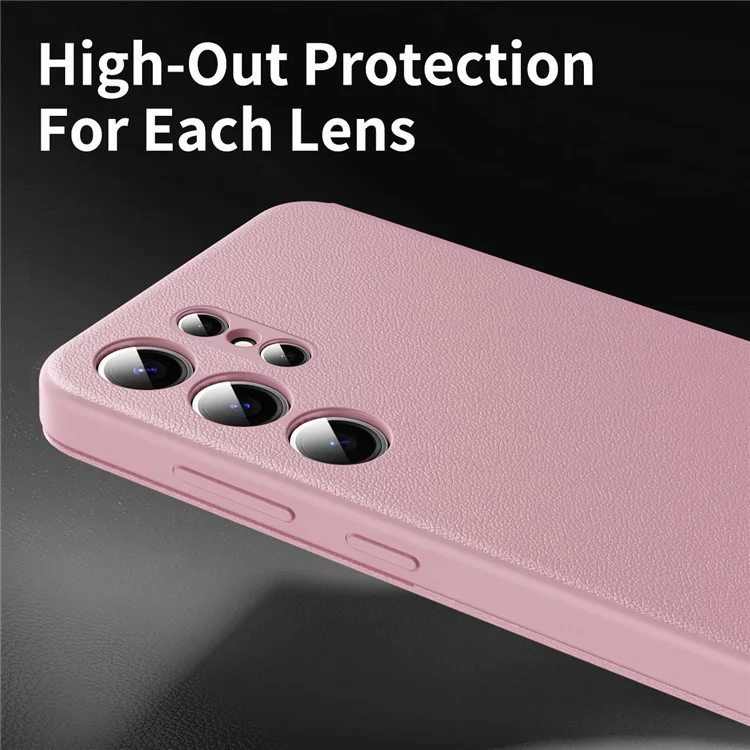For Samsung Galaxy S22 Ultra 5G Smart View Flip Case Card Holder Wallet Cover - Pink