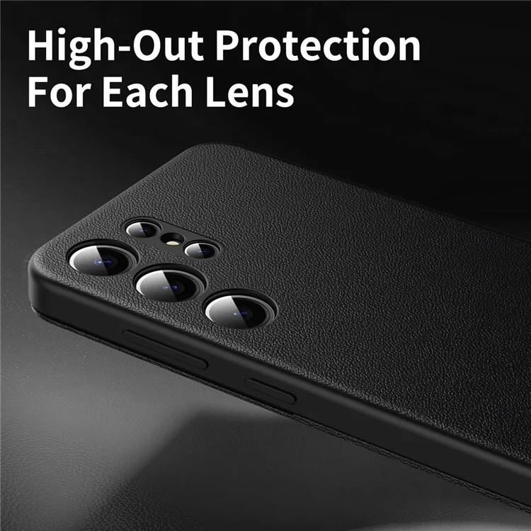 For Samsung Galaxy S22 Ultra 5G Smart View Flip Case Card Holder Wallet Cover - Black