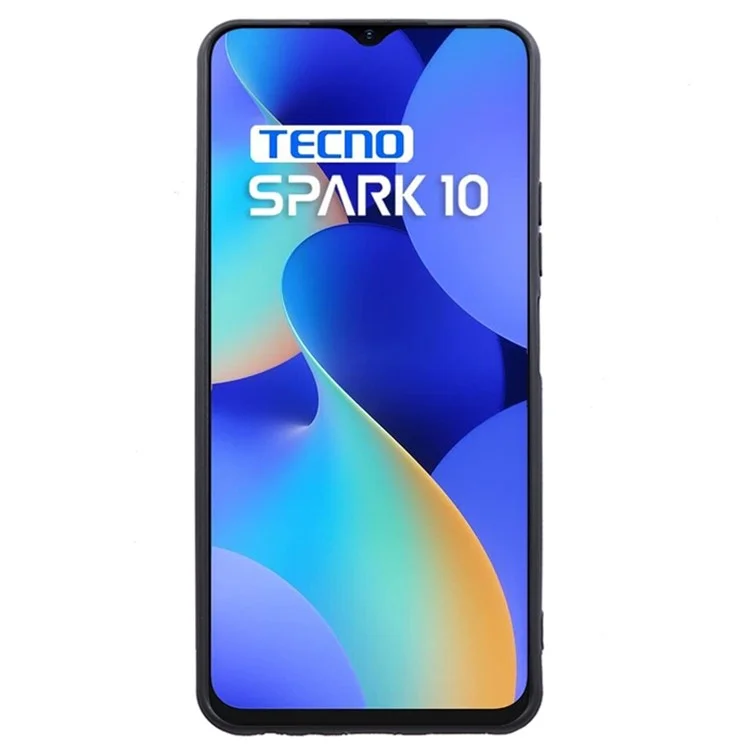 Compra em Massa para Capa do TECNO Spark 10 4G Resistente a Choques 1,2 mm Capa de Telefone Fosca de TPU