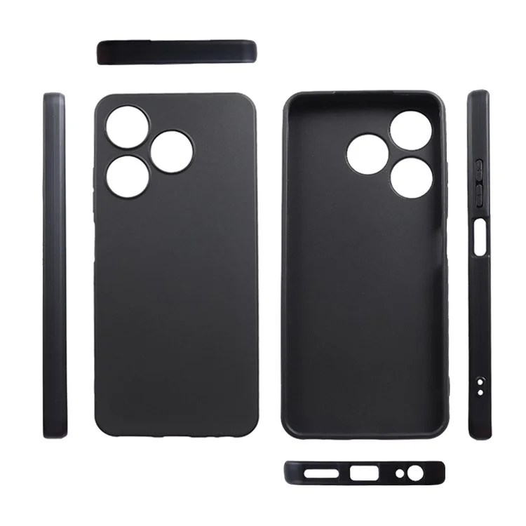 Compra em Massa para Capa do TECNO Spark 10 4G Resistente a Choques 1,2 mm Capa de Telefone Fosca de TPU