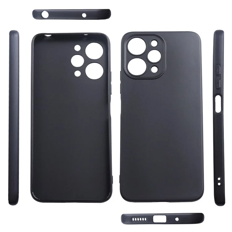 Оптовая закупка чехла для Xiaomi Redmi 12 4G с точными вырезами, матовое покрытие из ТПУ толщиной 1,2 мм.