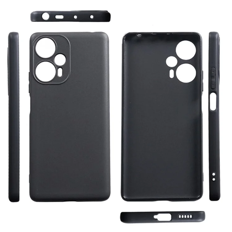Großeinkauf Mattfall für Xiaomi Redmi Note 12 Turbo / Poco F5 5G mit präzisen Aussparungen 1,2 mm TPU Handyhülle