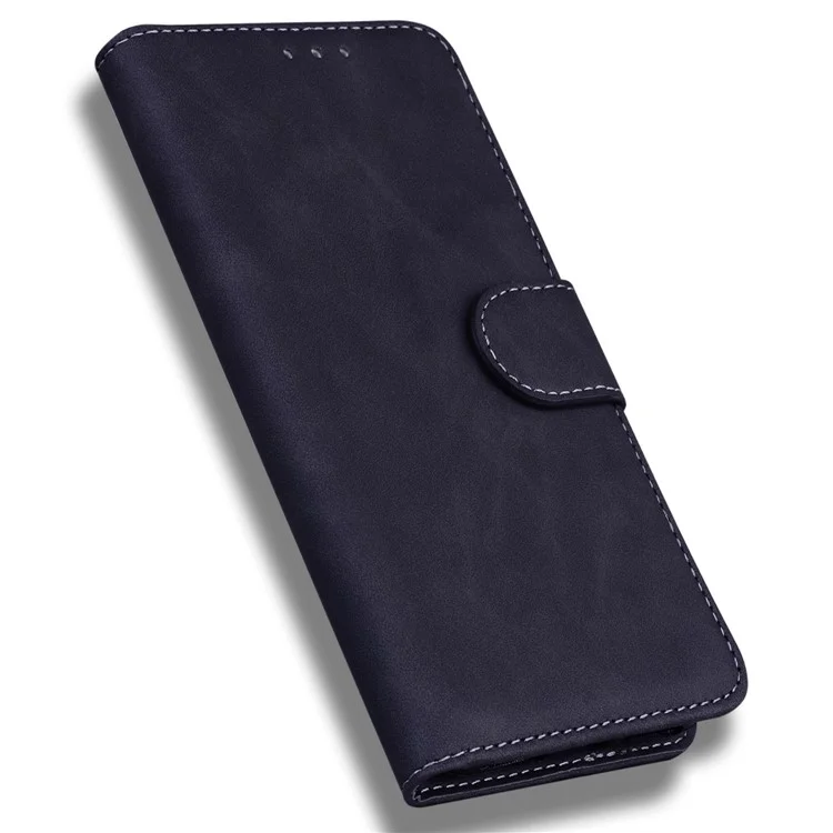 Para Motorola Moto S30 Pro 5G / Edge 30 Fusion 5G Funda de cartera magnética de piel sintética con soporte de teléfono - Negro