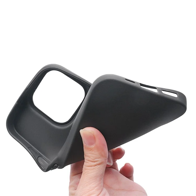 Acquisto all'ingrosso per custodia iPhone 16 Pro Max, cover per telefono opaca in TPU da 1,2 mm con cornice rialzata per fotocamera.