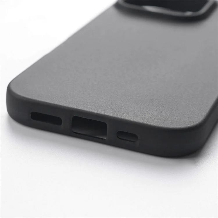 Acquisto all'ingrosso per custodia iPhone 16 Pro Max, cover per telefono opaca in TPU da 1,2 mm con cornice rialzata per fotocamera.