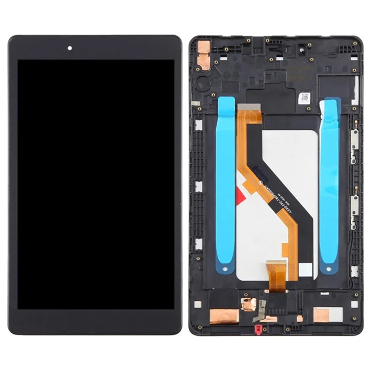 Для Samsung Galaxy Tab A 8.0 (2019) SM-T290 (Wi-Fi) Класс C ЖК-экран и сборка дигитайзера + рамка (без логотипа) - Черный
