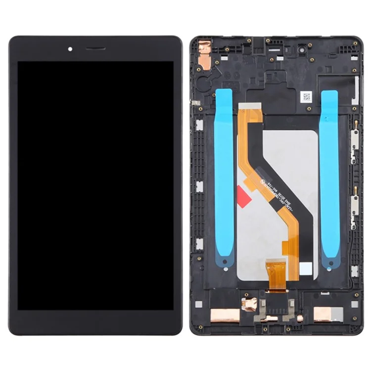 Для Samsung Galaxy Tab A 8.0 (2019) SM-T295 (LTE) класс C в сборе с ЖК-экраном и сенсорным экраном + рамка (без логотипа) - Черный