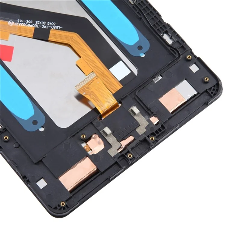 Для Samsung Galaxy Tab A 8.0 (2019) SM-T295 (LTE) класс C в сборе с ЖК-экраном и сенсорным экраном + рамка (без логотипа) - Черный