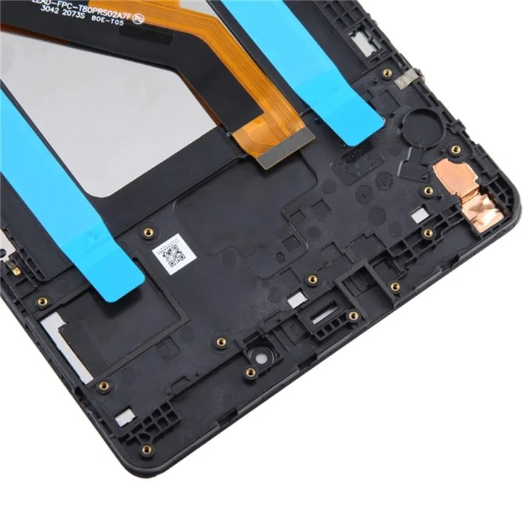 Для Samsung Galaxy Tab A 8.0 (2019) SM-T295 (LTE) класс C в сборе с ЖК-экраном и сенсорным экраном + рамка (без логотипа) - Черный