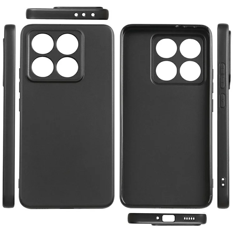 Achat en vrac pour étui Xiaomi 14T Pro avec découpes précises, coque de téléphone mate en TPU de 1,2 mm