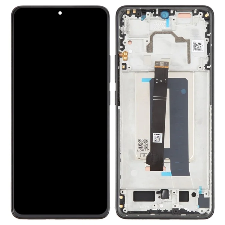 Per Xiaomi Redmi K70E 5G / Poco X6 Pro 5G OEM Grado S OLED Schermo e Digitizer Assembly + Cornice (Senza Logo) - Nero