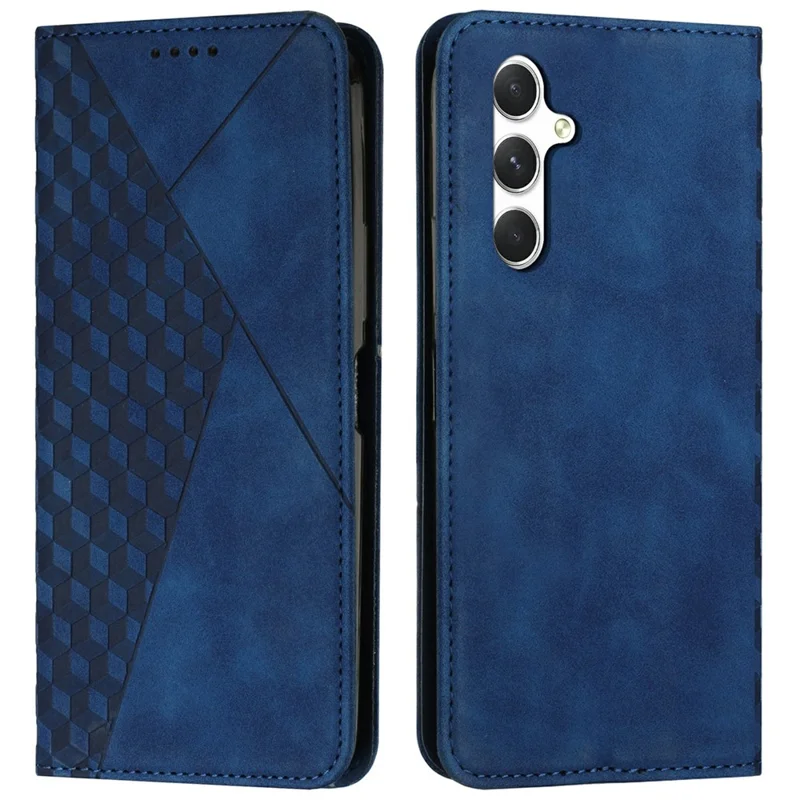 Custodia a portafoglio in pelle PU con supporto per Samsung Galaxy A36 5G - Zaffiro