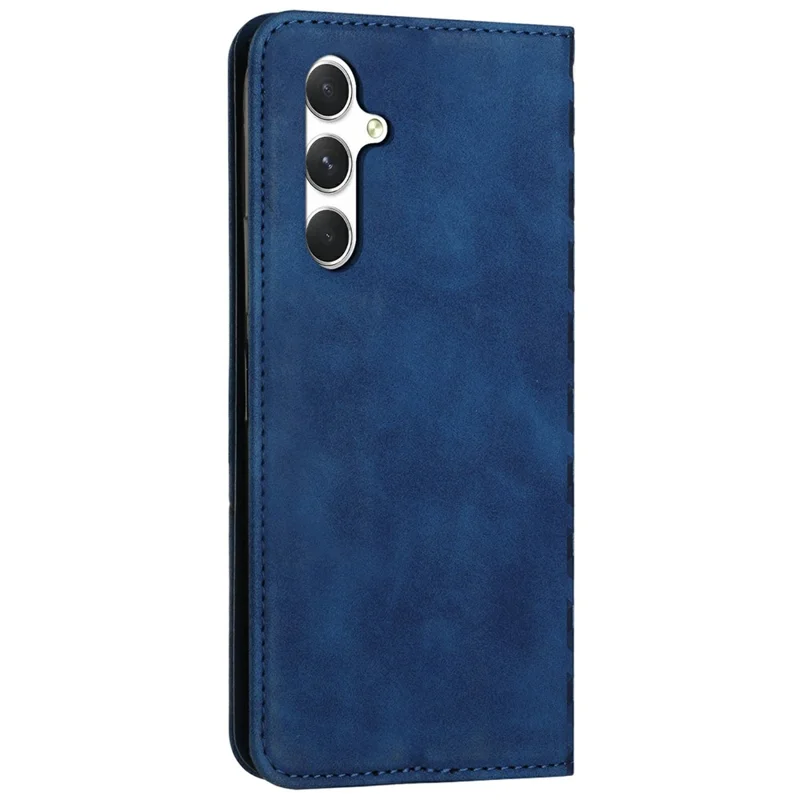 Custodia a portafoglio in pelle PU con supporto per Samsung Galaxy A36 5G - Zaffiro