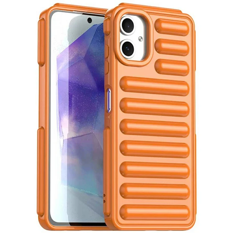 Для Samsung Galaxy A06 Защитный чехол из ТПУ - Оранжевый