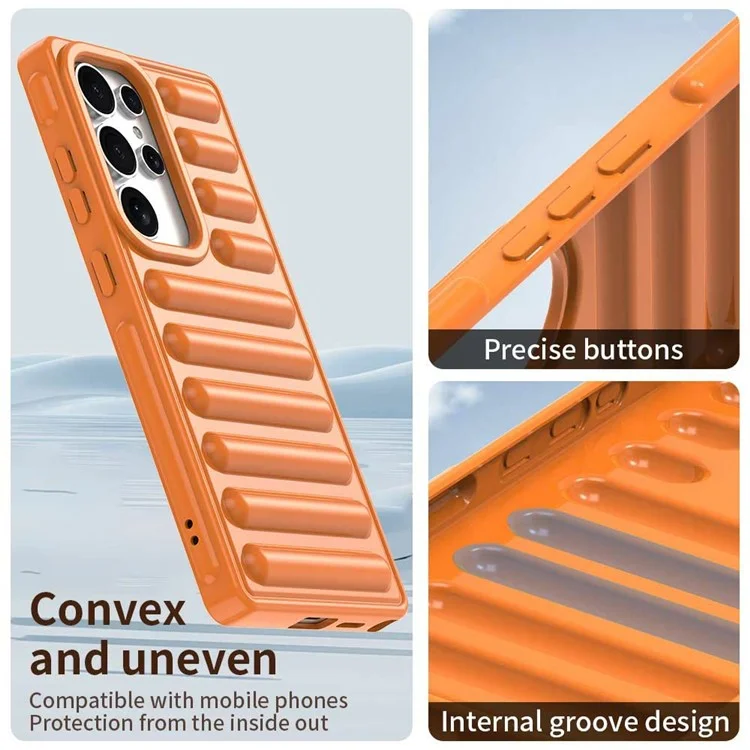 Custodia protettiva in TPU per Samsung Galaxy S25 Ultra - Arancione