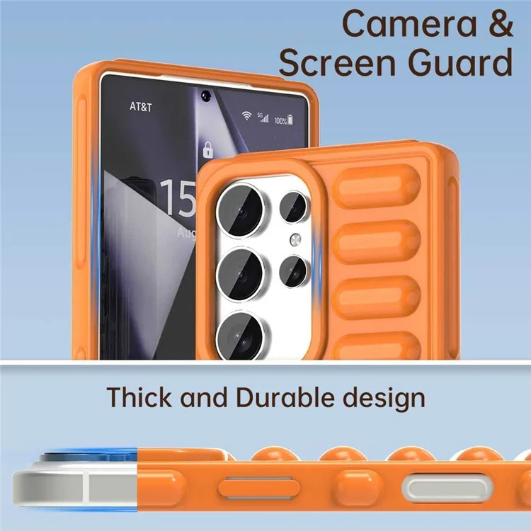 Custodia protettiva in TPU per Samsung Galaxy S25 Ultra - Arancione