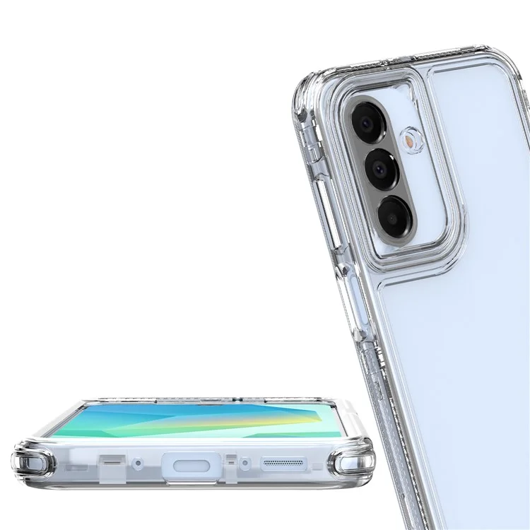 Custodia per Samsung Galaxy A26 5G, antigraffio, in acrilico TPU, cover telefonica trasparente