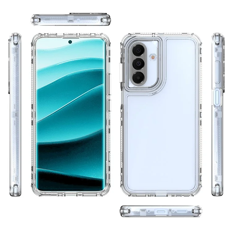Custodia per Samsung Galaxy A26 5G, antigraffio, in acrilico TPU, cover telefonica trasparente