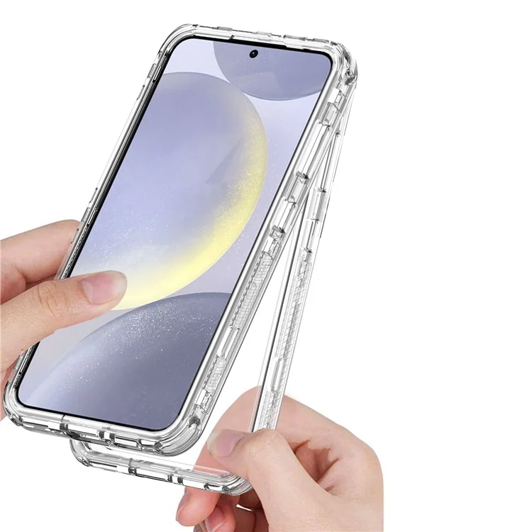 Custodia per Samsung Galaxy S25 / S24 Anti Graffio Acrilico TPU Trasparente
