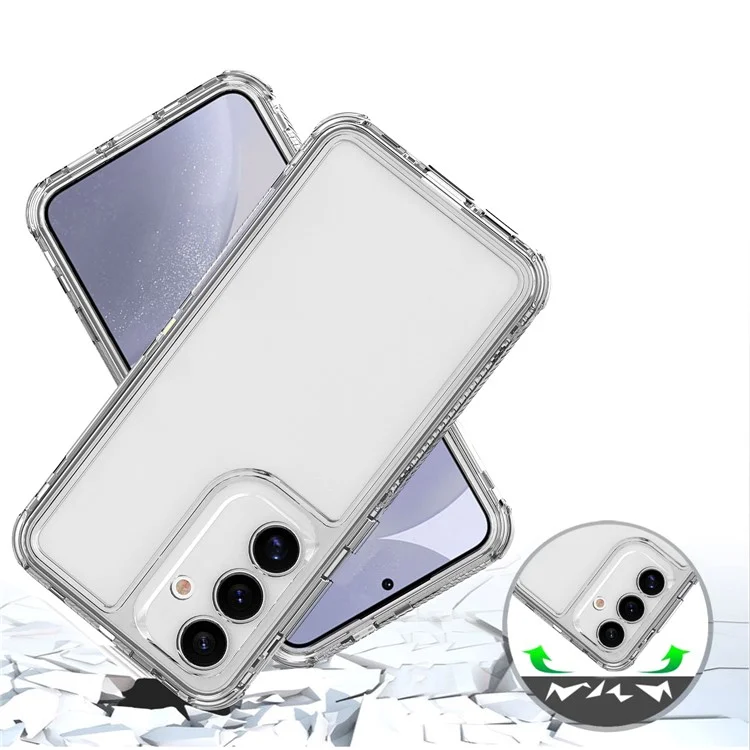 Custodia per Samsung Galaxy S25 / S24 Anti Graffio Acrilico TPU Trasparente