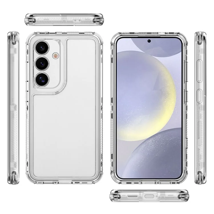 Custodia per Samsung Galaxy S25 / S24 Anti Graffio Acrilico TPU Trasparente