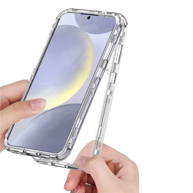 Capa anti-risco de TPU acrílico transparente para Samsung Galaxy S25+ / S24+