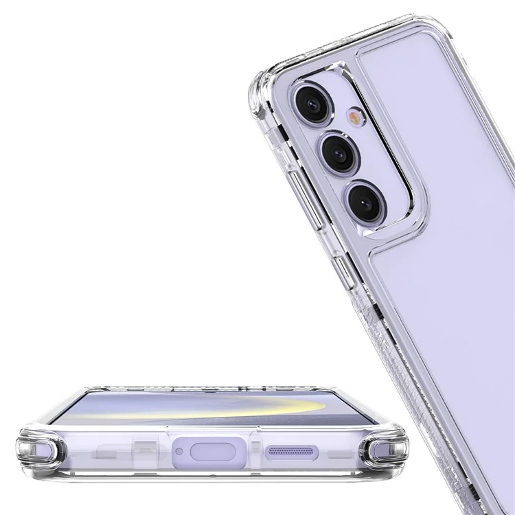 Capa anti-risco de TPU acrílico transparente para Samsung Galaxy S25+ / S24+