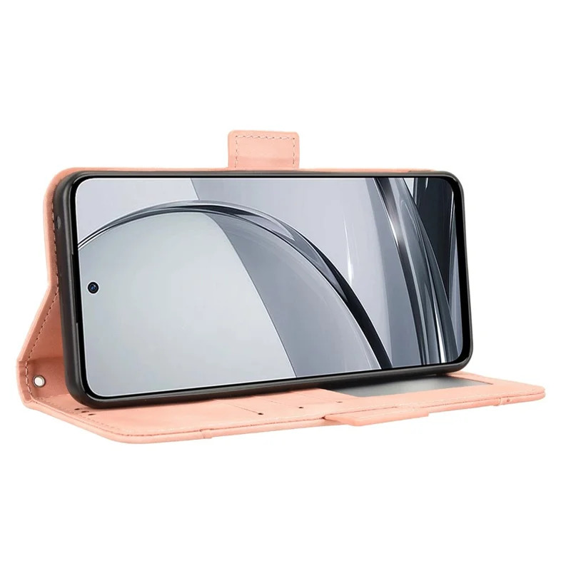 Til ZTE nubia Focus Pro læderetasken Telefonwalletdækning med flere kortslotte - Pink