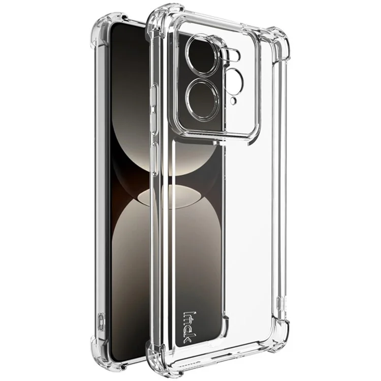 IMAK UX-4 Series для Realme GT 7 Pro 5G, чехол с прямой рамкой и защитой от ударов в четырех углах, прозрачный TPU-чехол