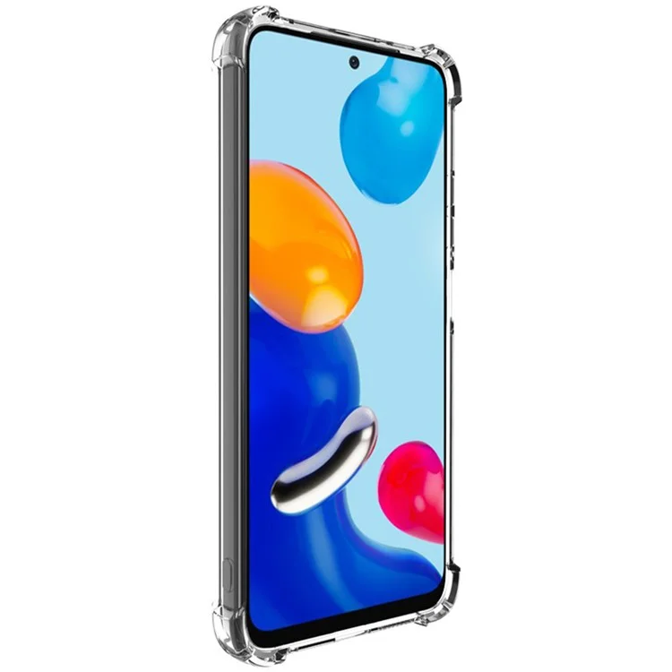 Étui IMAK UX-4 Series pour Xiaomi Redmi Note 11 4G / 11S 4G avec cadre droit et protection des quatre coins, en TPU transparent antichoc.