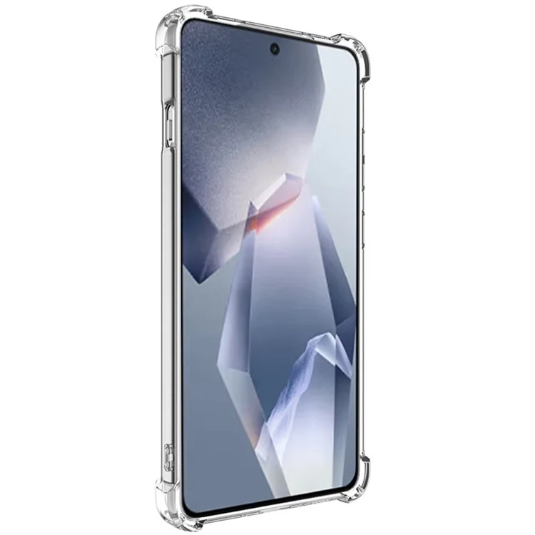 IMAK UX-4-Serie für OnePlus Ace 5 Pro 5G / Ace 5 5G Hülle mit geradem Rahmen, stoßfest, klare TPU-Abdeckung an allen vier Ecken