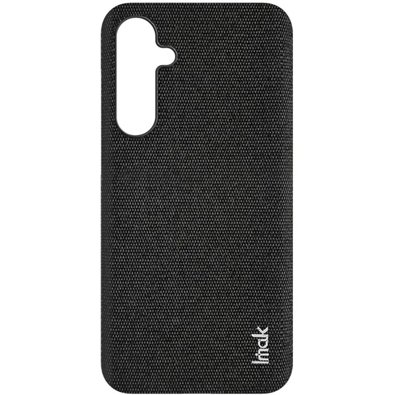 IMAK Ruiyi Series для чехла Samsung Galaxy S24 FE Classic Fabric Texture Leather + PC Phone Cover - Черный