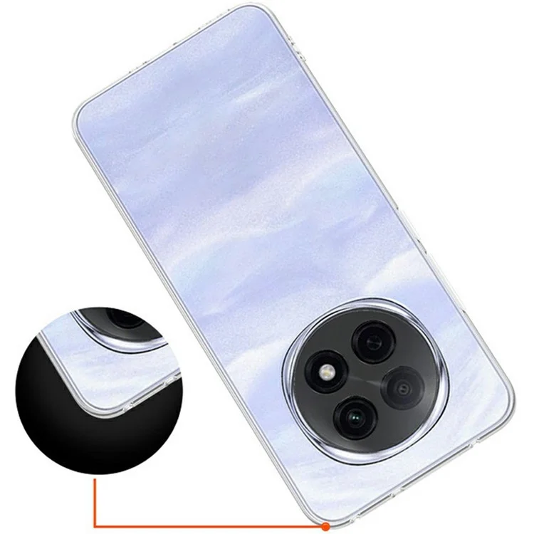 Coque de téléphone transparente ultra fine et flexible en TPU pour Oppo A5 Pro 5G