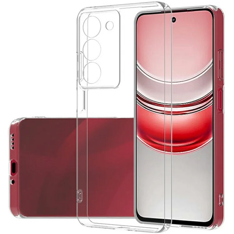 Funda transparente de TPU flexible y ultrafina para Realme 14x 5G
