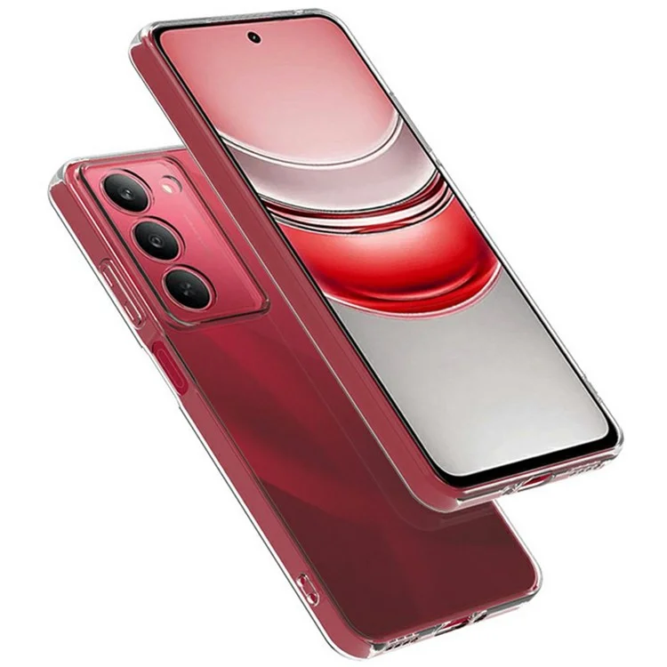 Funda transparente de TPU flexible y ultrafina para Realme 14x 5G