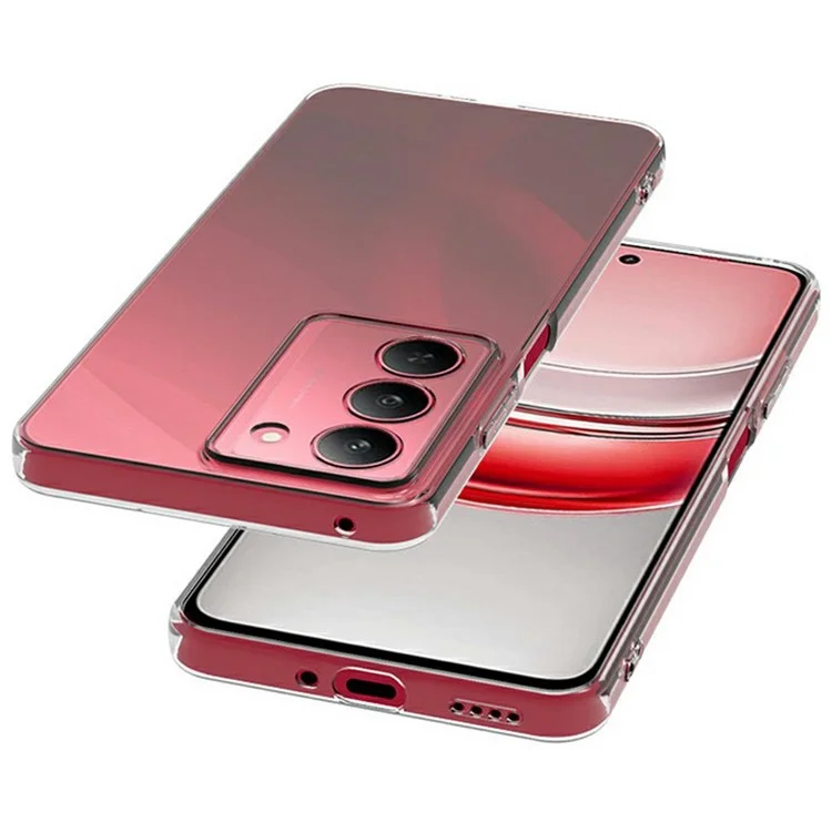 Funda transparente de TPU flexible y ultrafina para Realme 14x 5G