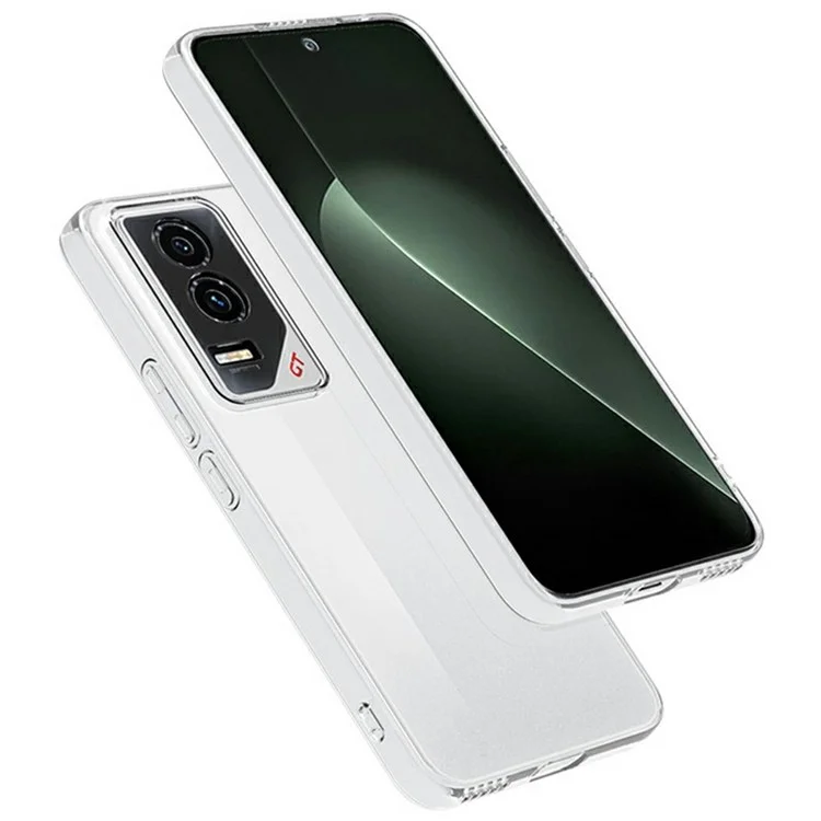 Für Honor GT Klare Handyhülle Ultra-dünne flexible TPU-Rückabdeckung