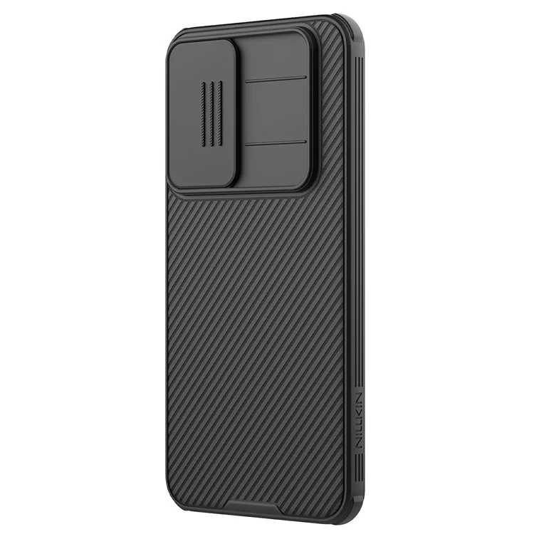 НИЛКИН Камшилд Про для Samsung Galaxy A36 5G Чехол, совместимый с MagSafe, ТПУ + ПК Чехол для телефона со слайдером камеры - Черный