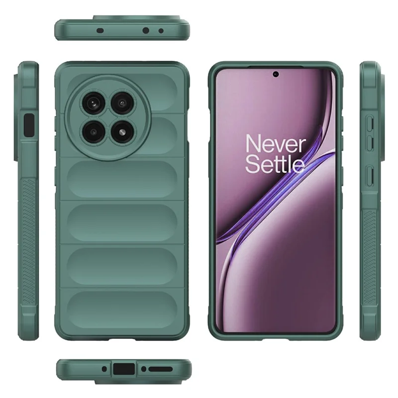 Phone Case For OnePlus 13R 5G  /  Ace 5 5G  /  Ace 5 Pro 5G Anti-Drop Soft TPU Rugged Back Cover - Green