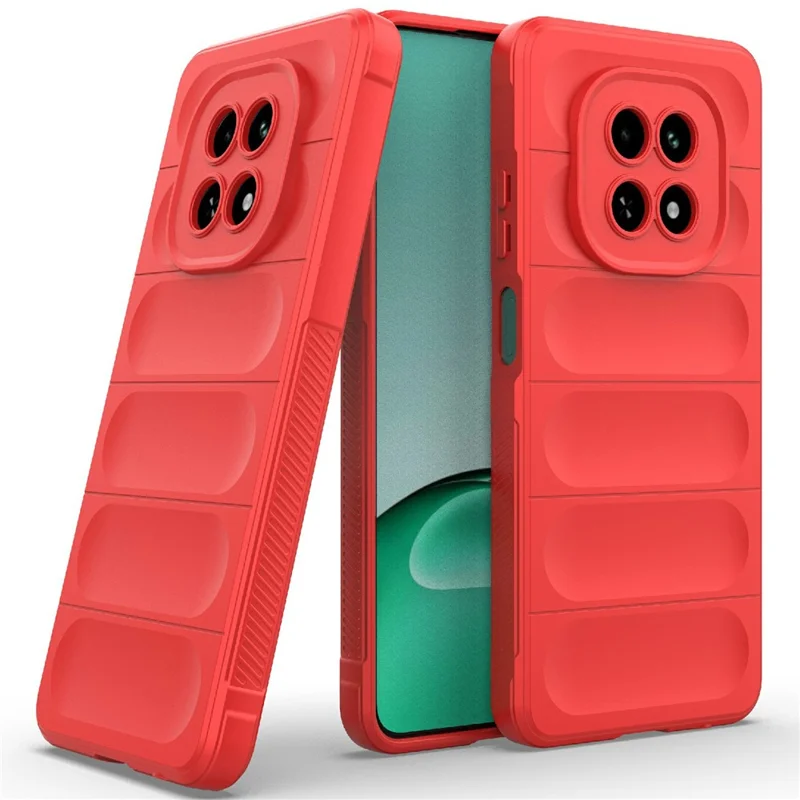 For Realme V60 5G / V60s 5G Case Anti-Drop Soft TPU Rugged Phone Back Cover - Red