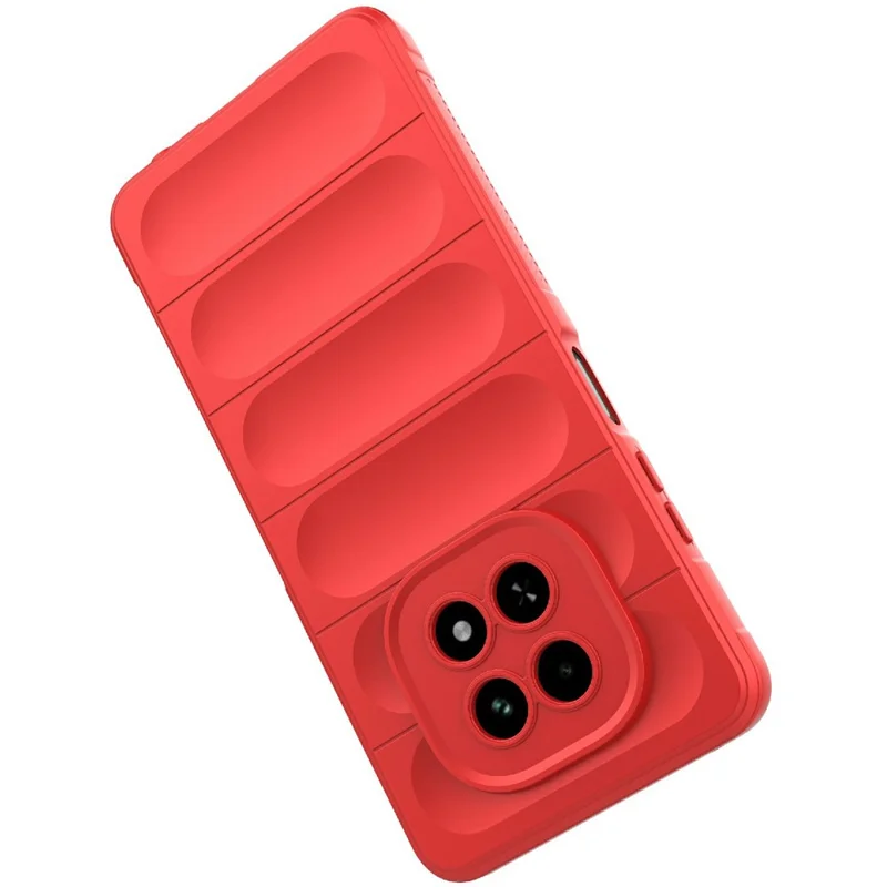 For Realme V60 5G / V60s 5G Case Anti-Drop Soft TPU Rugged Phone Back Cover - Red