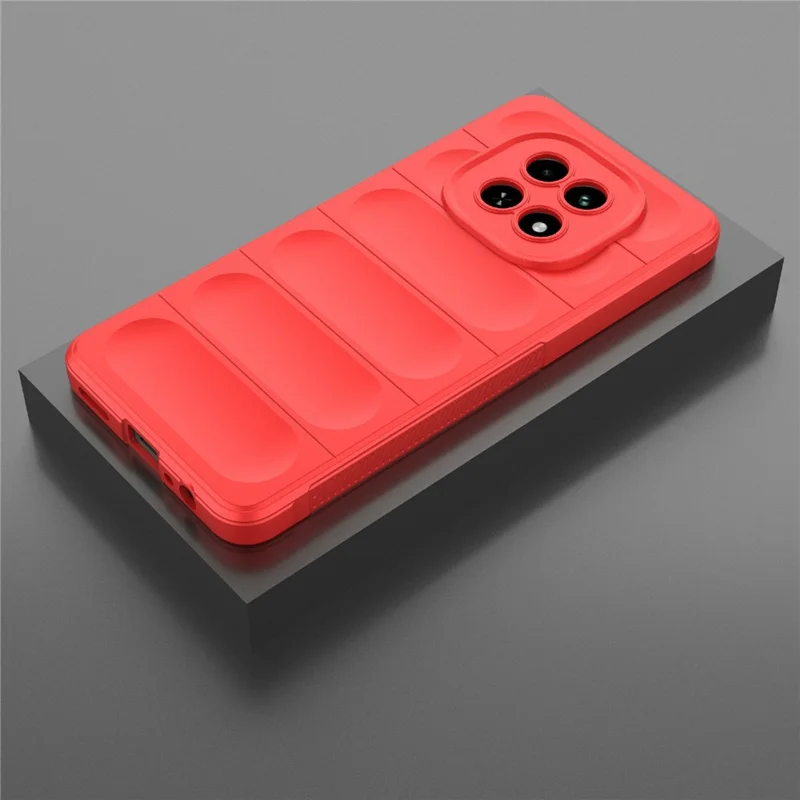 For Realme V60 5G / V60s 5G Case Anti-Drop Soft TPU Rugged Phone Back Cover - Red