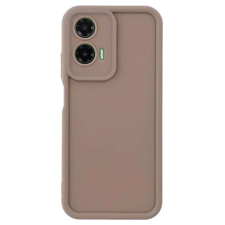 Für Motorola Moto G35 5G Hülle Gerilltes Design TPU Anti-Rutsch Handyhülle - Braun