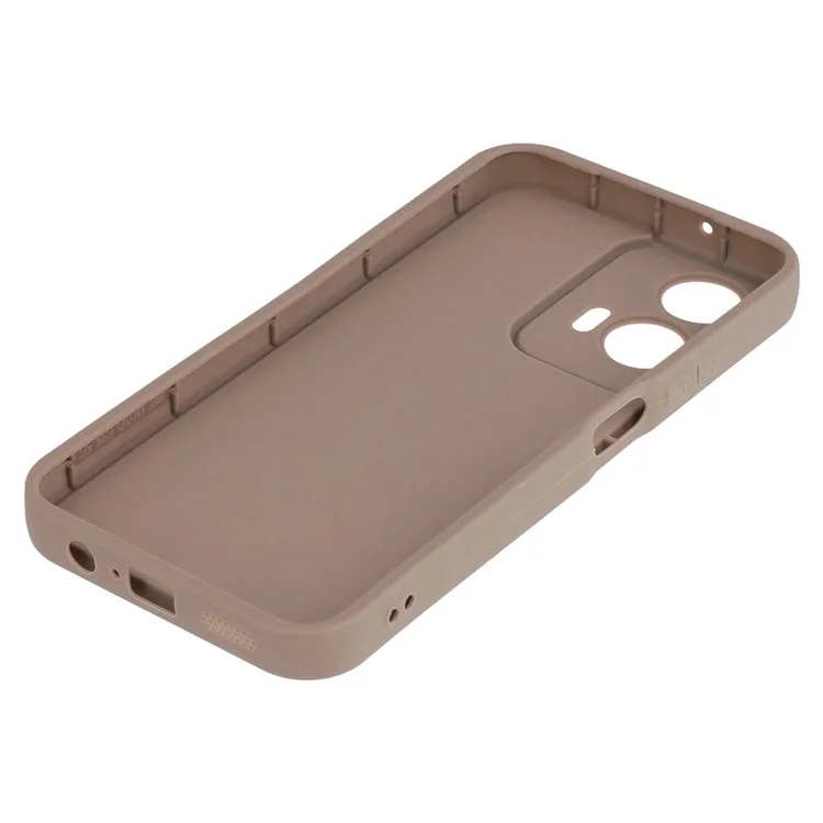 Für Motorola Moto G35 5G Hülle Gerilltes Design TPU Anti-Rutsch Handyhülle - Braun